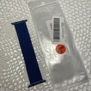 Navy blue elastic stretch SMART watch band 4” 42/44 mm